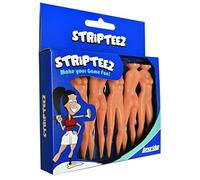 Longridge Stripteez Pack of 6 tees in a tube 7.5 cm