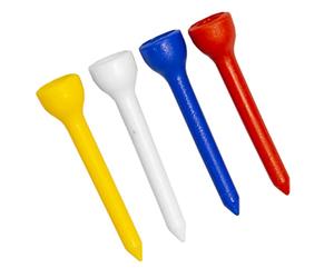 Longridge t Long Plastic Golf Tees 50MM PACKS (20 PCS)