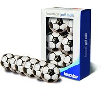 Longridge, Unisex-Golfbälle in Fußball-Optik, 6 Stück One Size gemischt