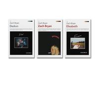 LONGRUi 3 PCS Zach Brian Music Album Cover Poster, Unframe-style, 08x12inch(20x30cm), Unframed Canvas Wall Art Posters