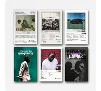LONGRUi A Set Of 6 Kendrick Lamar Art Poster Music Album Cover Poster