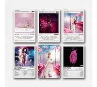 LONGRUi A Set Of 6 Nicki Rapper Minaj Poster Album Cover Posters