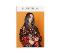LONGRUi Billie Eilish Music Cover Poster Decorative Painting Canvas Wall Posters And Art Picture Print Modern Family Bedroom Decor Posters 12x18inch(30x45cm)