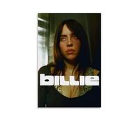 LONGRUi Billie Eilish Poster Decorative Painting Canvas Wall Posters And Art Picture Print Modern Family Bedroom Decor Posters 12x18inch(30x45cm)