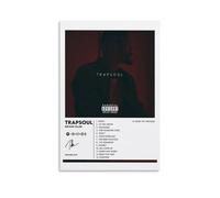 LONGRUi Bryson Tiller Album Art Canvas Wall Poster - 12x18inch (30x45cm) - Modern Family Bedroom Decor