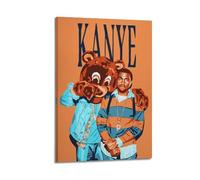LONGRUi Kanye West Poster Poster Decorative Painting Canvas Wall Posters And Art Picture Print Modern Family Bedroom Decor Posters 08x12inch(20x30cm)