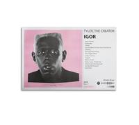LONGRUi Tyler The Creator Music Album Poster Decorative Painting Canvas Wall And Art Picture Print Modern Family Bedroom Decor Posters 12x18inch(30x45cm)