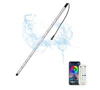 Longrun LED Strip Lights, Water Blade Features Lights, IP68 Waterproof Pond Pool Light Underwater with Remote, APP Control LED Light for Garden Fountain Outdoor Aquarium-58.5cm