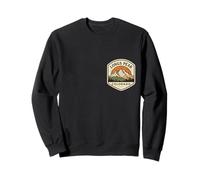 Longs Peak Colorado Mountain Souvenir Hiker Hiking Badge Sweatshirt