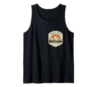 Longs Peak Colorado Mountain Souvenir Hiker Hiking Badge Tank Top