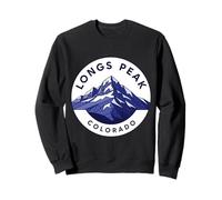 Longs Peak Colorado Mountain Souvenir Hiker Hiking Climbing Sweatshirt