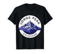 Longs Peak Colorado Mountain Souvenir Hiker Hiking Climbing T-Shirt