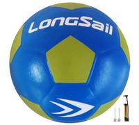 LONGSAIL High-quality rubber soccer Size4#Blue/Green