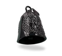 Longship Guardian Bell for Motorbikes: Motorbike Gifts Gremlin Bell Motorcycle, Odin Keychain Key Rings Motorbike Accessories Lucky Viking Gifts for Men and Women
