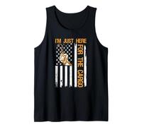 Longshoreman Pride USA Flag I’m Just Here for The Cargo Tank Top