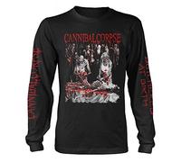 Longsleeve Cannibal Corpse Butchered at Birth Official Tee T-Shirt Mens Unisex (Large) Black