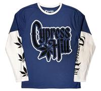 Longsleeve Cypress Hill Leaf & Logo Official Tee T-Shirt Mens Unisex