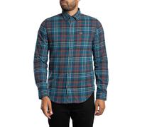 Longsleeved Cotton Lumberjack Shirt Logger Check Blue M