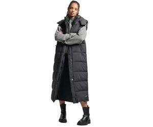LongSleeveless Hooded Puffer Jacket Superdry Ripstop Black XS
