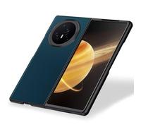 Longstong Phone Case Suitable for HONOR Magic V3 (7.92"), CODE Series Metal Leather Protective Cover - Sapphire
