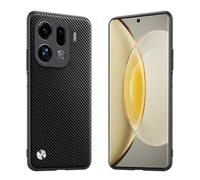 Longstong Phone Case Suitable for OPPO Find X9 Pro (6.78"), CODE Series Metal Leather Protective Cover - Kevlar