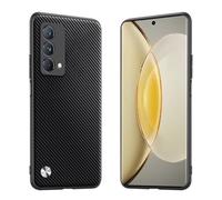 Longstong Phone Case Suitable for Realme GT Master Edition (6.43"), CODE Series Metal Leather Protective Cover - Kevlar