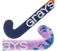 Longstreth Grays Aftershock Wood Field Hockey Stick - Ultrabow Profile for Beginners & Youth - Ideal for Outdoor Play - 36.5"