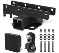 LONGSUN 2" Trailer Hitch Receiver Kit Rear Bumper Max Towing Capacity 1580kg Compatible with Jeep Wrangler JK JKU 2007-2018 (4 Door and 2 Door