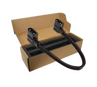 Longtor Extra Battery Cable - 20 Inch Gray Braided - Fits Delta 2/2 Max/3/3 Plus/3 1500&Wave 2/3 - Tool-Free Snap-in Not for Delta Pro/Pro 3/Ultra/3 Max