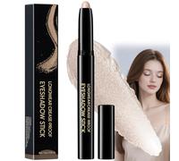 Longwear Crease-Proof Eyeshadow Stick Oyster Shade - Silky Creamy Mousse Formula, Waterproof Smudge-Proof Shimmery Finish Eye Makeup For Concert Rave & Daily Glam, Easy Glide Blendable Stick