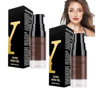 Longwear Waterproof Tinted Brow Gel, Semi-Permanent Tattoo Peel Off Eyebrow Gel, Brow Stain Makeup Kit for Fuller & Defined Looking Brows for Women All Skin Types (04#)