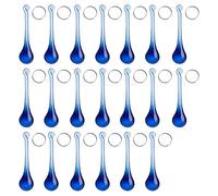 LONGWIN 20pcs Crystal Teardrop Chandelier Pendant Parts Wedding Party Christmas Tree Decorations Ornaments