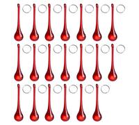 LONGWIN 20pcs Crystal Teardrop Pendant Chandelier Parts Wedding Decoration Christmas Tree Decorations