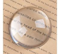LONGWIN Crystal Dome Paperweight Reading Magnifying Glass (60mm)