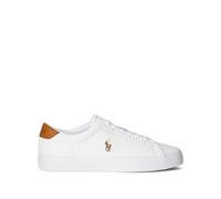 Longwood Leather Trainers white/brown