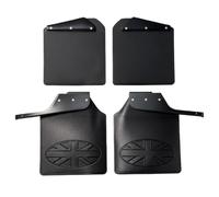 Longyeauto Set of 4PCS Mud Flaps Splash Guards Mudguards Mudflaps Compatible with Land Rover Defender 90/110 1990-2016, fits for Fender Flares, Front & Rear