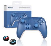 LONGYI 8Bitdo Ultimate 2C Bluetooth Controller for Switch 2 / Switch, Hall Effect Joystick (no drift), Remappable L4/R4 Bumper, 6-axis Motion Control and Rumble Vibration - Dark Blue