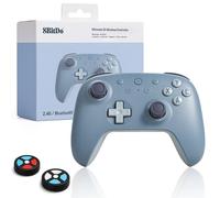 LONGYI 8bitdo Ultimate 2C Wireless Controller for Windows and Android, Hall Effect Joystick (No Drift), Remappable L4/R4 Bumper, Hall Triggers and Turbo Function - Dark Blue