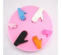 Longzang Small Hand Silicone Mold Sugar Craft DIY Gumpaste Cake Decorating Clay