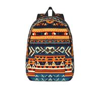 Longzehao African National Patterns Print Fashion Canvas Backpack,Casual Light Sport Rucksack Travel Multipurpose Bag, Black, S, Maya Bay Short Sleeve Classic Fit Shirt