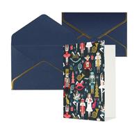 Longzehao All Occasion Women_s Nutcracker Ballet Xmas Dance Print Greeting Cards,Blank Inside,with envelope,Suitable for family friends