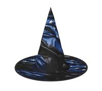 Longzehao American Thin Blue Line Flag Print Halloween Costume Witch Hat Adults Cosplay carnival party Costume Accessories