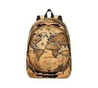 Longzehao Ancient Map World Globe Print Canvas Fashions Backpacks,Casual Lightweight Sports Rucksack Travel Multipurpose Bag, Black, S, Maya Bay Short Sleeve Classic Fit Shirt