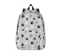 Longzehao Animal Paw Prints Print Fashion Canvas Backpack,Casual Light Sport Rucksack Travel Multipurpose Bag, Black, S, Maya Bay Short Sleeve Classic Fit Shirt