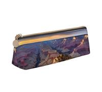 Longzehao Beauty Grand Canyon 1 Print Simple Triangular Pencil Case Storage Bag for Office Supplies, Cosmetics, Toiletries, White, One Size, Art Deco, White, One Size, Art Deco