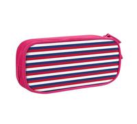 LONGZEHAO Big Capacity Dutch flag Print Pencil Case,Double layer zipper Pencil box Makeup Pouch Organizer