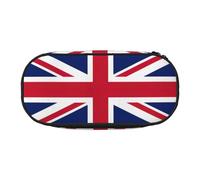 LONGZEHAO British flag Print Simple rectangle Pen bag Storage case for Office supplies,cosmetics,toiletries