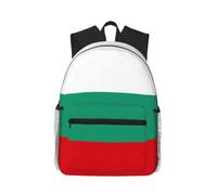 Longzehao Bulgarian Flag Print Casual Fashions Backpack,Lightweight Sports Bookbag Travel Multip Rucksack