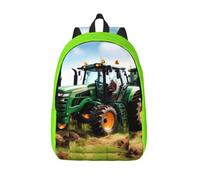 Longzehao Company Farm Tractor Print Fashion Canvas Backpack,Casual Light Sport Rucksack Travel Multipurpose Bag, Black, S, Maya Bay Short Sleeve Classic Fit Shirt