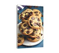 Longzehao Cookies Food Chocolate Chips Biscuits Print Building Blocks Puzzle Set,Building Block Puzzle Toy Game for Brain Development